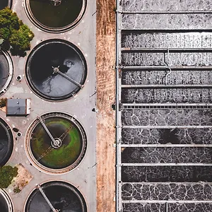 Image of wastewater management systems, showcasing electrical engineering expertise in water and wastewater facilities